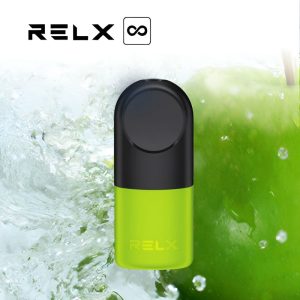 Relx Infinity Vervangende Pod Cartridges 650 Bladerdeeg _ Crisp Groen
