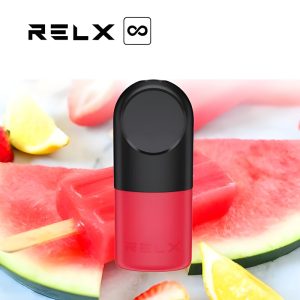 Relx Infinity Vervangende Pod Cartridges _ Fris Rood 650 Bladerdeeg 3%
