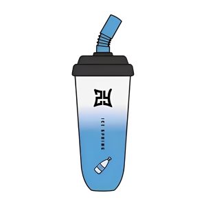 Zhuiyun Mini Cup Wegwerp E-sigaretten 6800 Bladerdeeg _ Ijslente