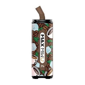 Max Miwu Coke Tin Wegwerp E-sigaretten _ Raw Coconut Latte 3600 Bladerdeeg 600mah