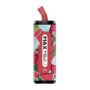 Max Miwu Coke Tin Wegwerp E-sigaretten _ Watermeloen Ijs 3600 Bladerdeeg
