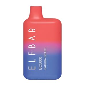 ELF BAR Wegwerp Vape BC 5000 Puffs _ Sakura Druif