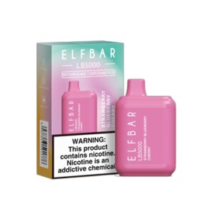 ELF BAR LB5000 Disposable Strawberry Blueberry Cherry 5000 trekjes 14 ml