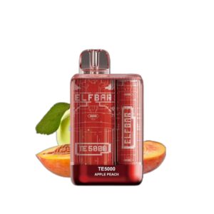 ELF BAR TE5000 Disposable 5000 trekjes Apple Peach