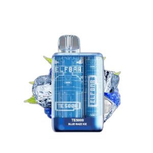 ELF BAR TE5000 Disposable 5000 trekjes Blue Razz Ice 550 mAh