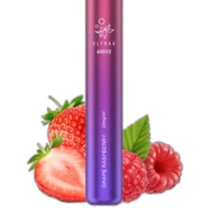 ELF BAR 600V2 Disposable 600 trekjes Grape Raspberry