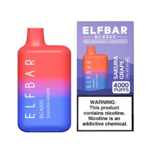 ELF BAR BC4000 Disposable Sakura Grape 4000 trekjes