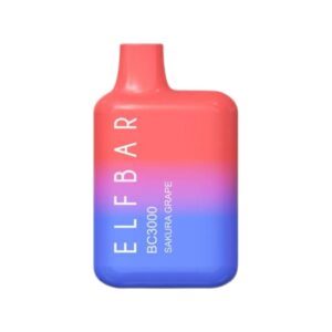 ELF BAR BC3000 Disposable 3000 trekjes Sakura Grape 650 mAh