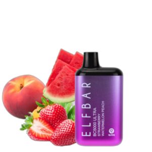 ELF BAR BC5000 Ultra Disposable 5000 trekjes Strawberry Watermelon Peach 650 mAh