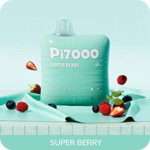ELF BAR PI7000 Disposable Super Berry 7000 trekjes 500 mAh